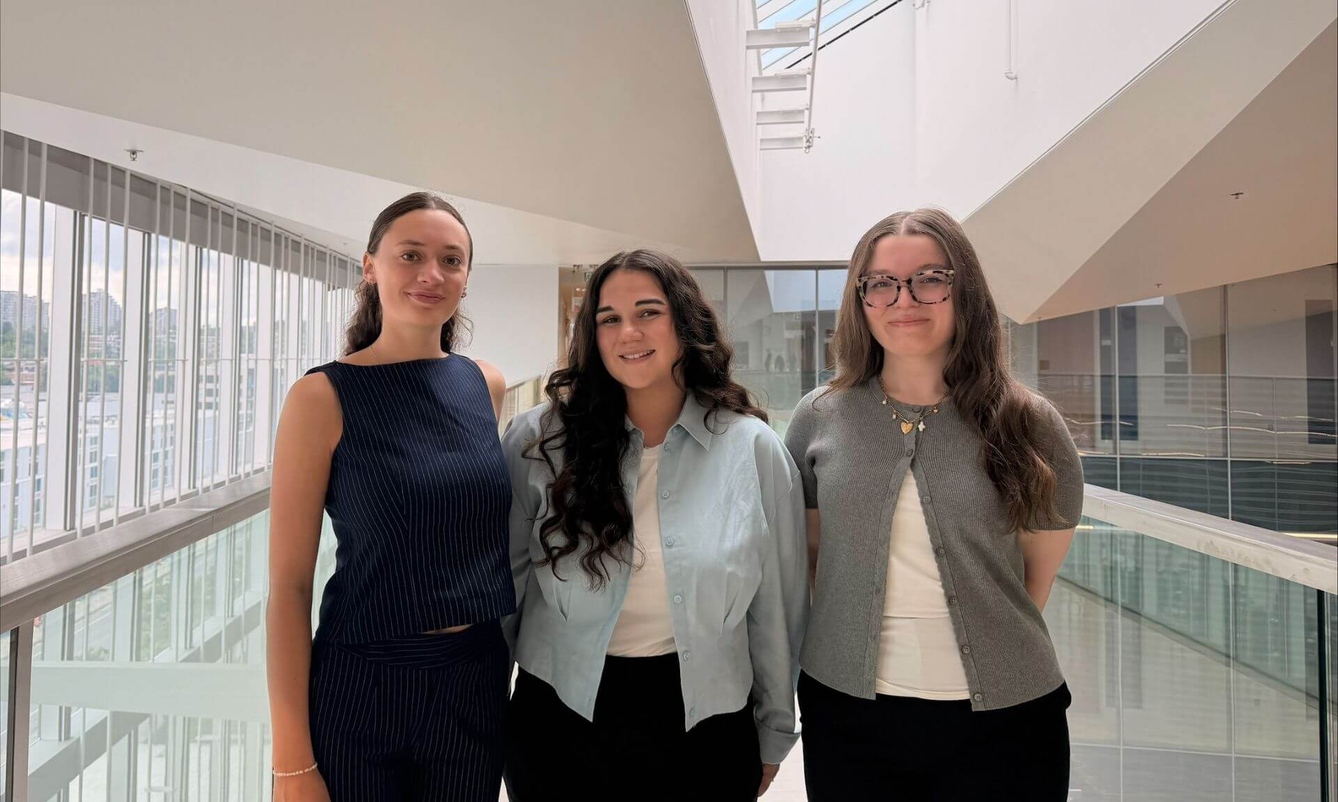 Eve Fortin, Laurie Brunet et Alice Lemay