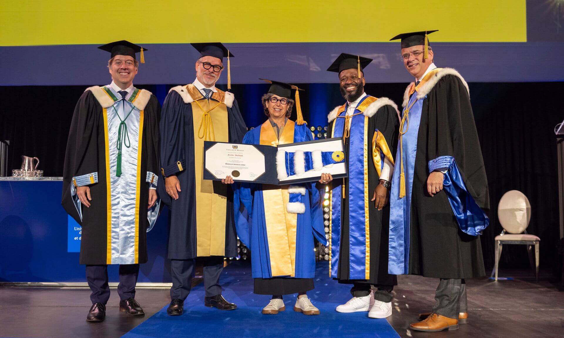 Frédéric Bouchard, Daniel Jutras, Fariba Adelkhah, Frantz Saintellemy et Alexandre Chabot