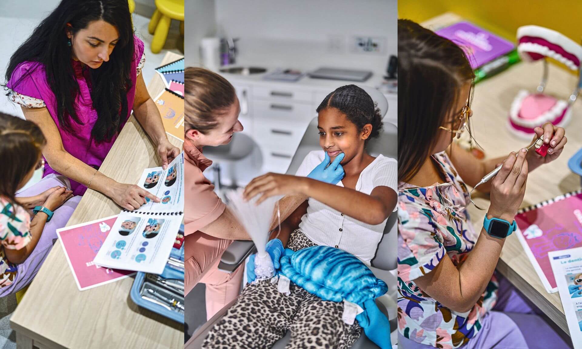 À la clinique Sourires Solidaires, une équipe multidisciplinaire accueille de 4000 à 5000 jeunes patients chaque année.