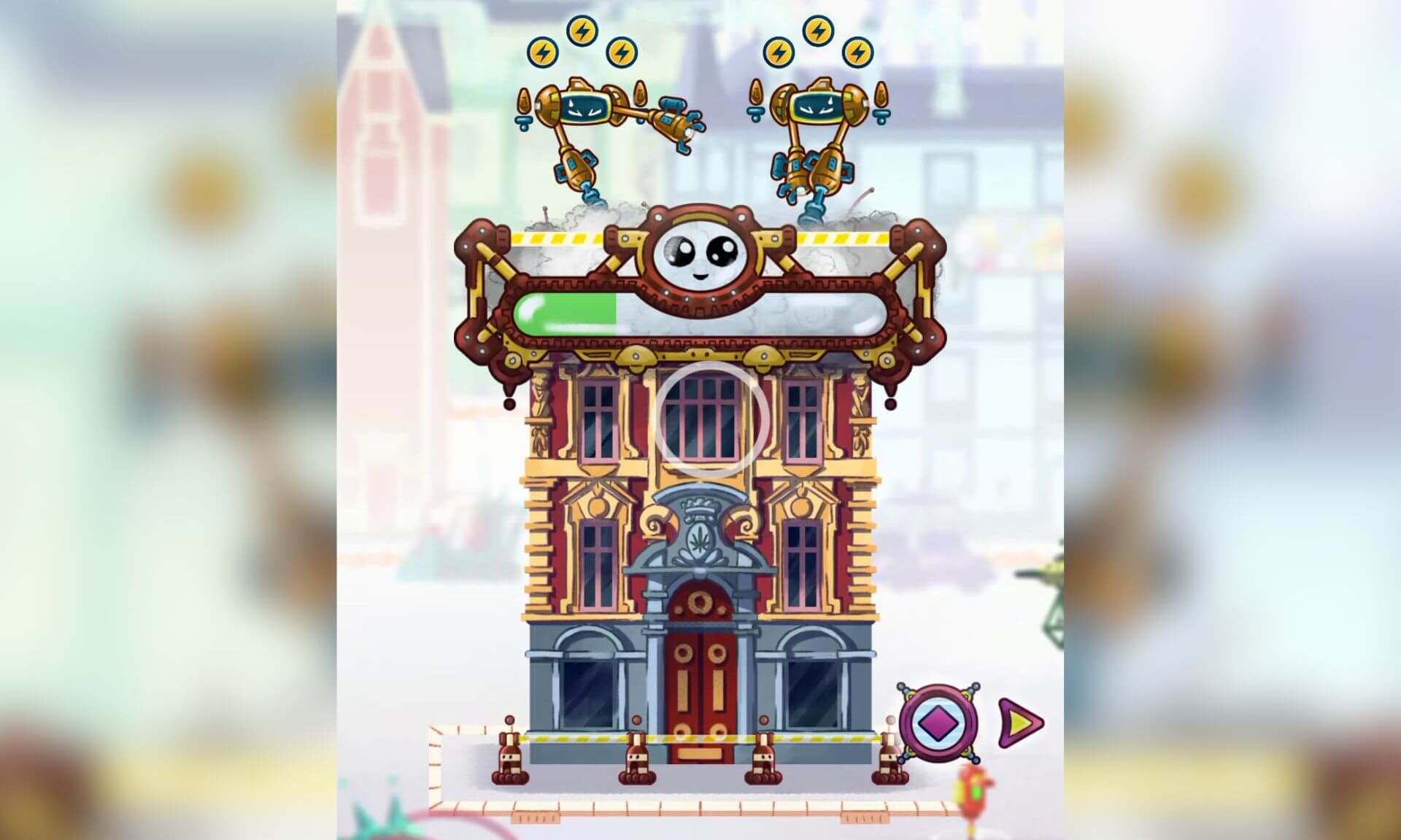 Le jeu Rhythm Workers repose sur une mécanique simple: on écoute de la musique et on tapote un écran du doigt en suivant le rythme.