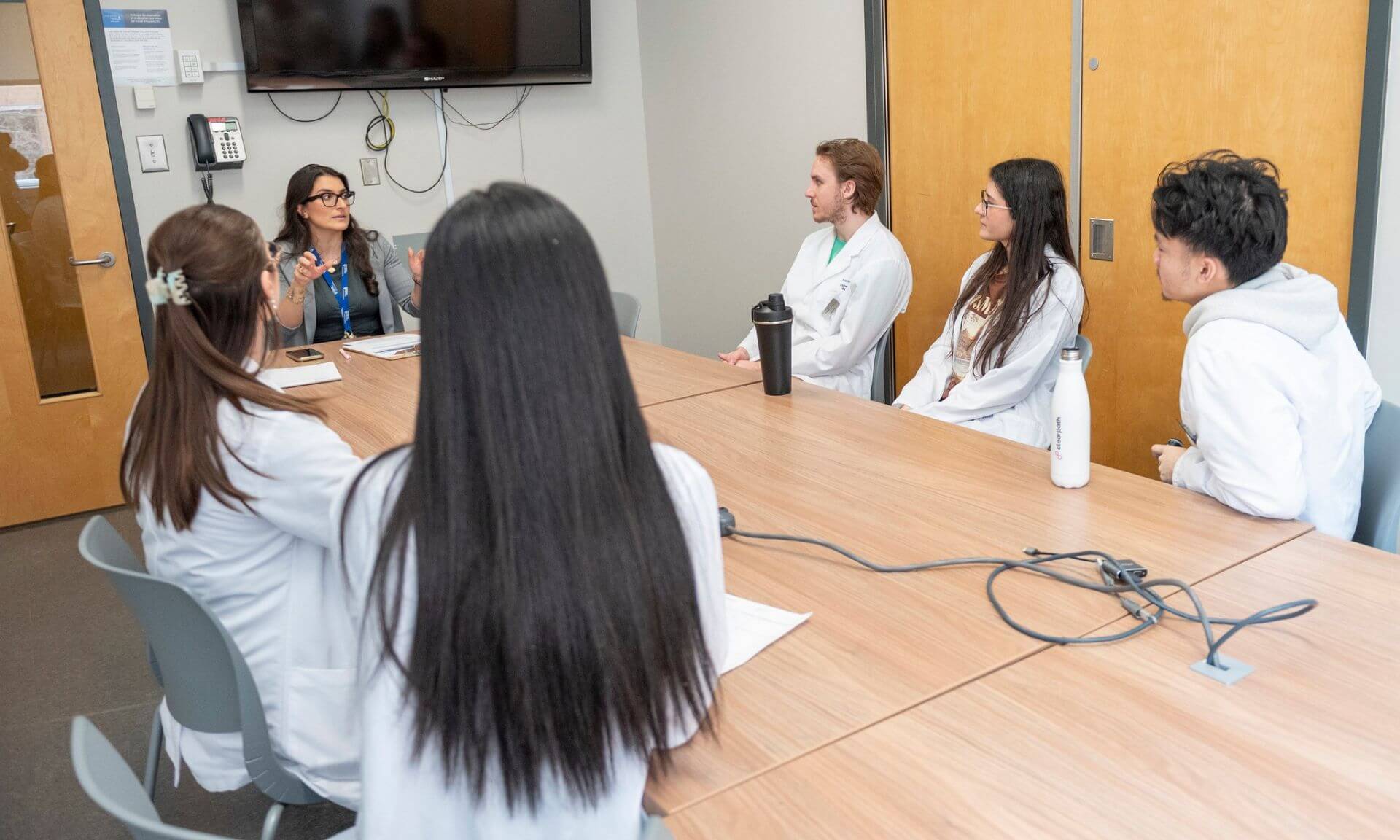 Le débreffage en compagnie d'une instructrice.