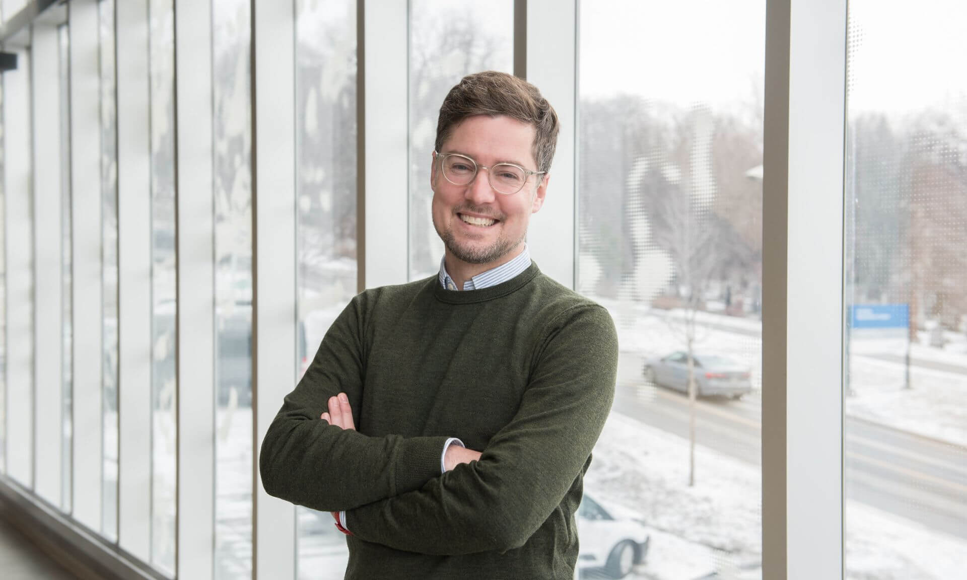 Vincent Larivière, professeur titulaire à l'École de bibliothéconomie et des sciences de l'information de l'Université de Montréal 