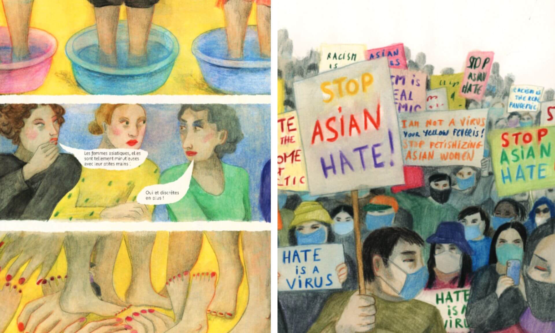 La BD «Héritages» condense le sexisme et le racisme envers les femmes d'origine ou de descendance asiatique, qui les ramènent à une image qu'elles n'ont pas choisie: celle de la femme asiatique soumise, exotique, disponible…