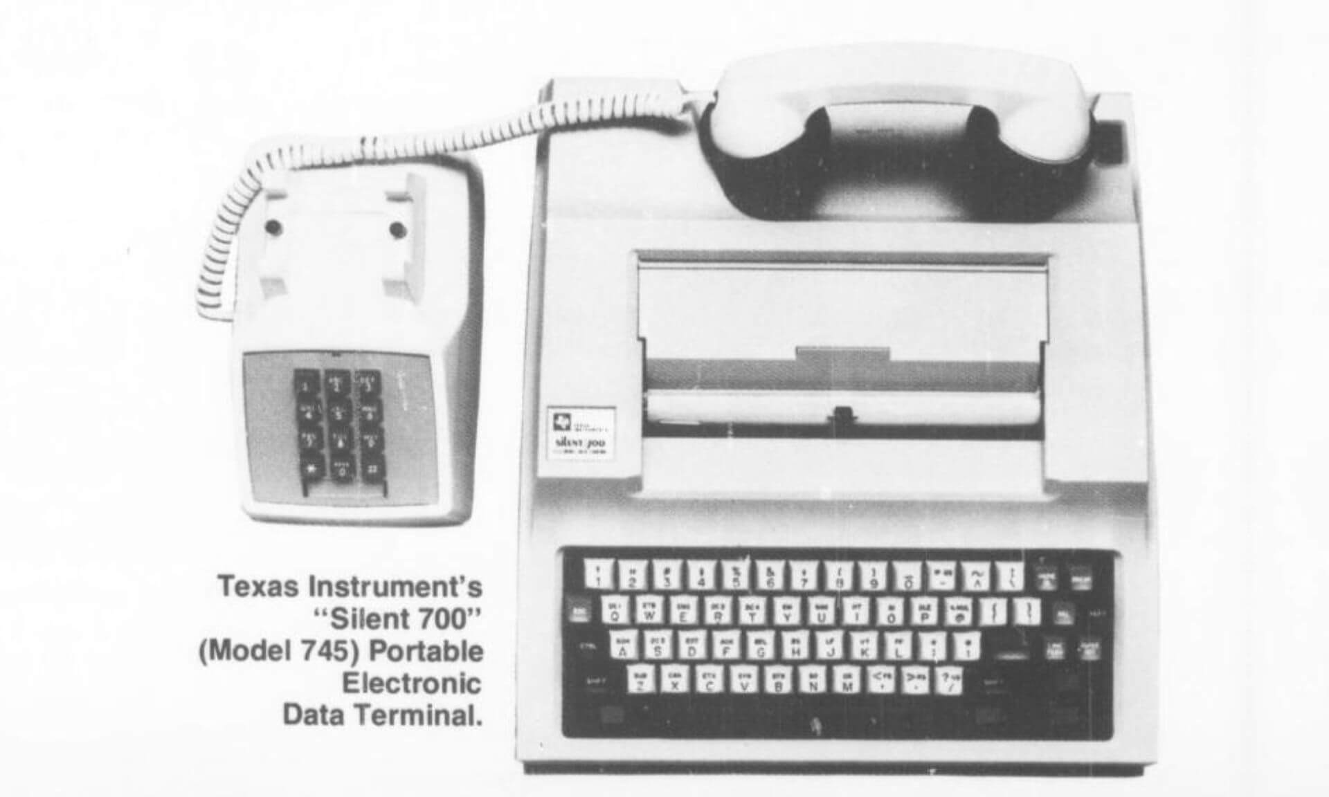 Photo du «Silent 700», Columbia Journalism Review, mars-avril 1983, p. S6.