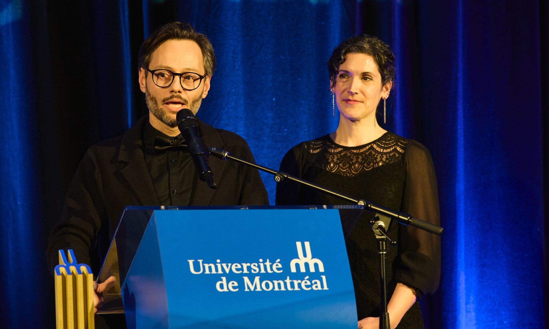 Hugo Larochelle et Angèle St-Pierre