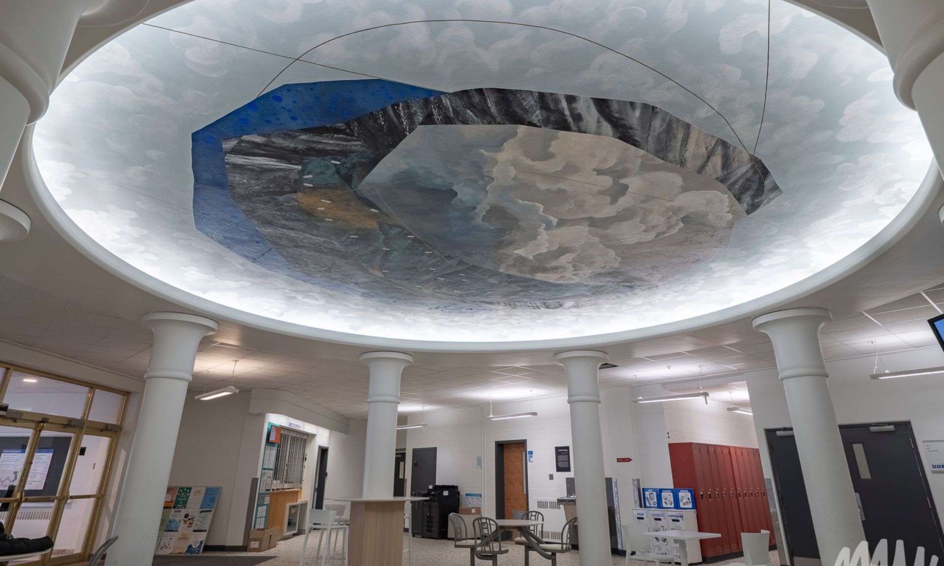 Le ciel abstrait de Melissa Del Pinto