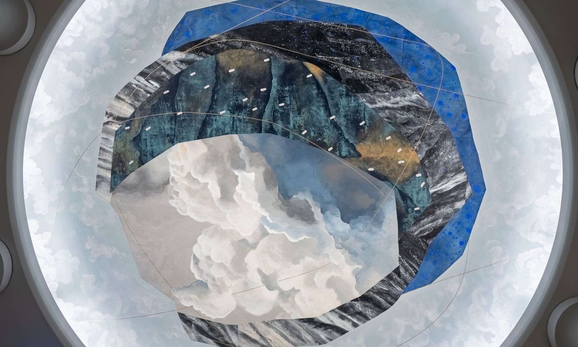 Le ciel abstrait de Melissa Del Pinto