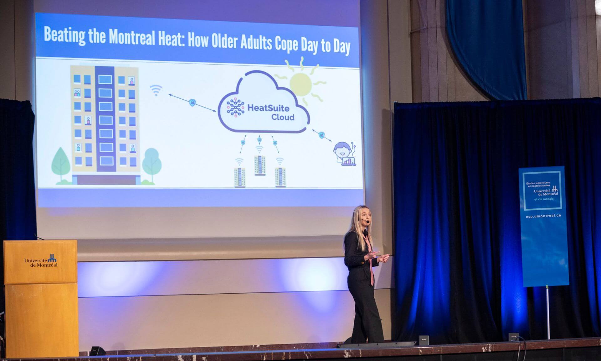 Karlee Lefebvre, étudiante au doctorat en physiologie moléculaire, cellulaire et intégrative à l'Université de Montréal