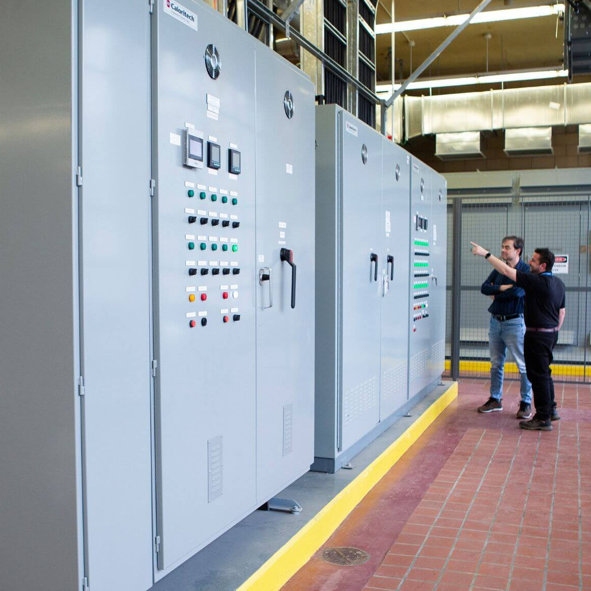 Les nouvelles chaudières électriques de la centrale thermique.