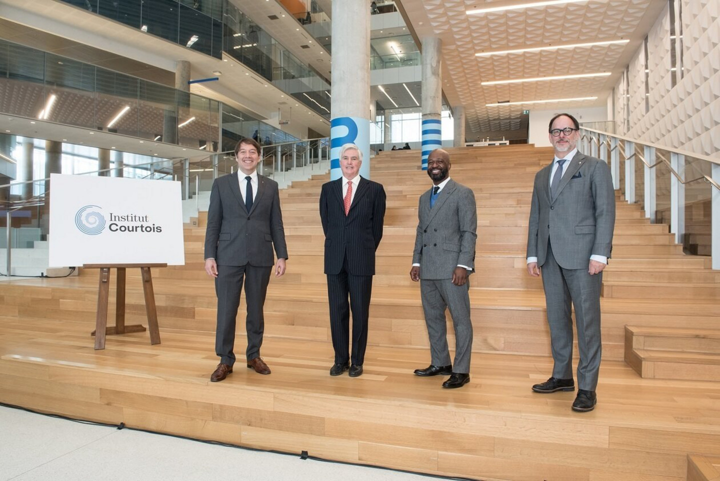 François Bouchard, Jacques Courtois, Frantz Saintellemy et Daniel Jutras