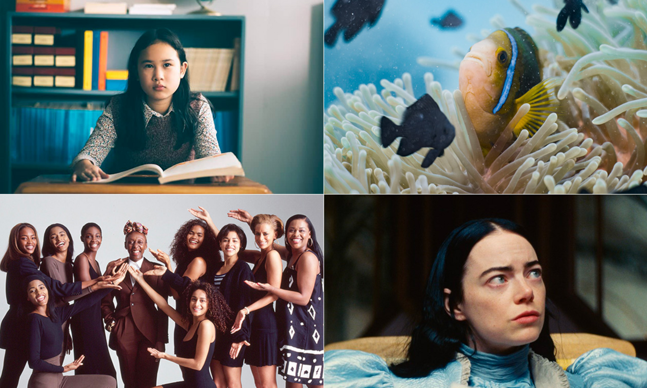 «Ru», de Charles-Olivier Michaud, «L’océan vu du cœur», de Iolande Cadrin-Rossignol et Marie-Dominique Michaud, «Invisible Beauty», de Bethann Hardison et Frédéric Tcheng, et «Pauvres créatures», de Yorgos Lanthimos, films présentés au Ciné-campus cet hiver. «Ru» de Charles-Olivier Michaud, «L’océan vu du cœur» de Iolande Cadrin-Rossignol et Marie-Dominique Michaud, «Invisible Beauty» de Bethann Hardison et Frédéric Tcheng et «Pauvres créatures» de Yorgos Lanthimos, les 4 films présentés au Ciné-campus cet hiver.