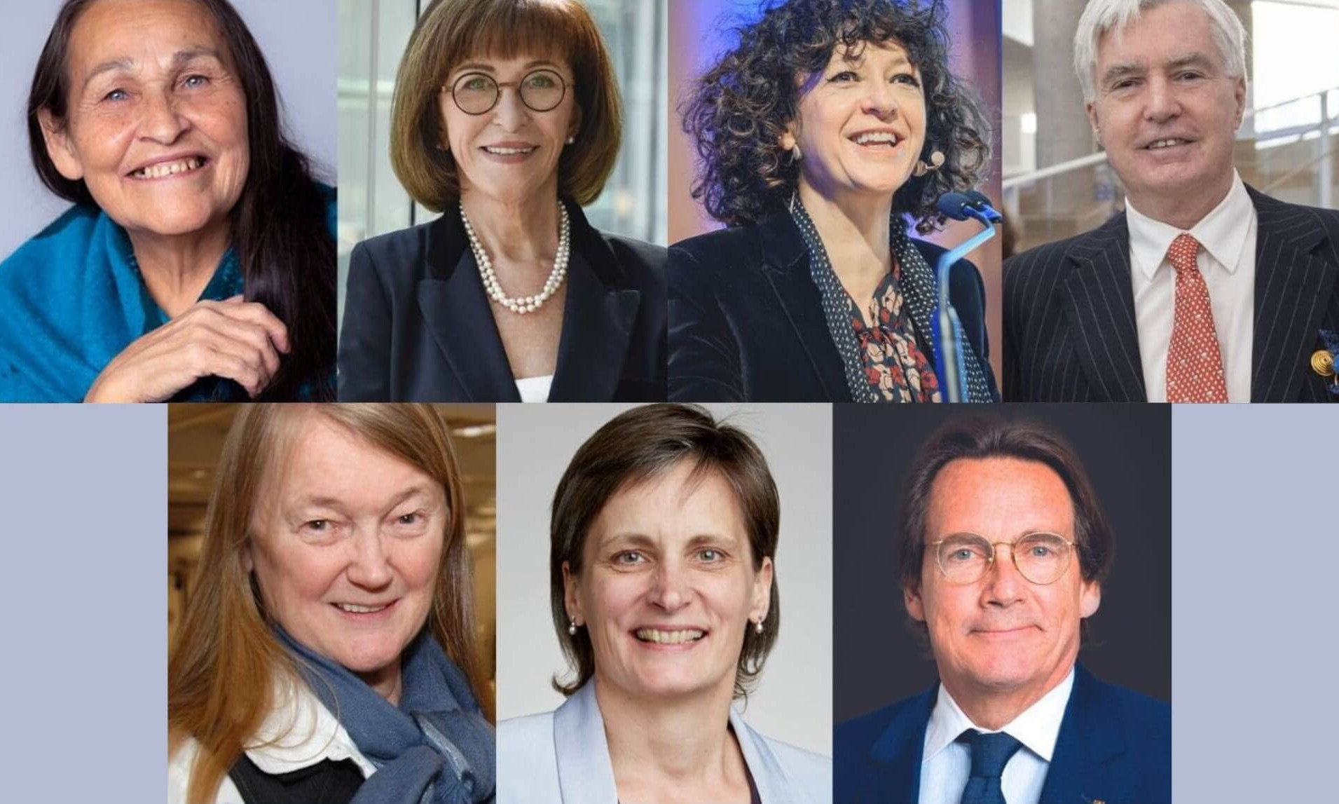 Joséphine Bacon, Madeleine Careau, Emmanuelle Charpentier, Jacques Courtois, Suzanne Lacasse, Corinne Le Quéré et Pierre Karl Péladeau