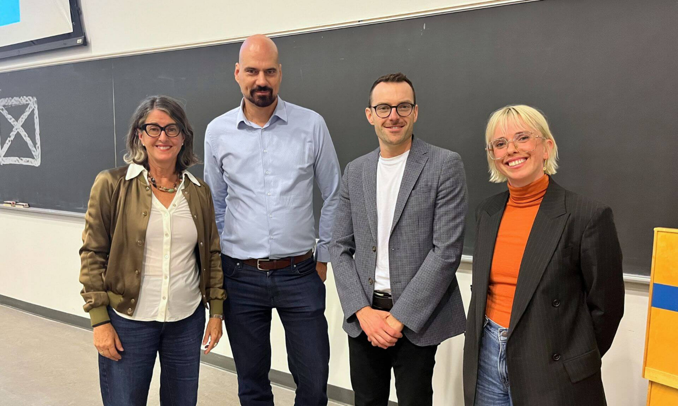 Claudine Blais, Frédéric Zalac, Xavier Parent-Rocheleau et Catherine Lespérance
