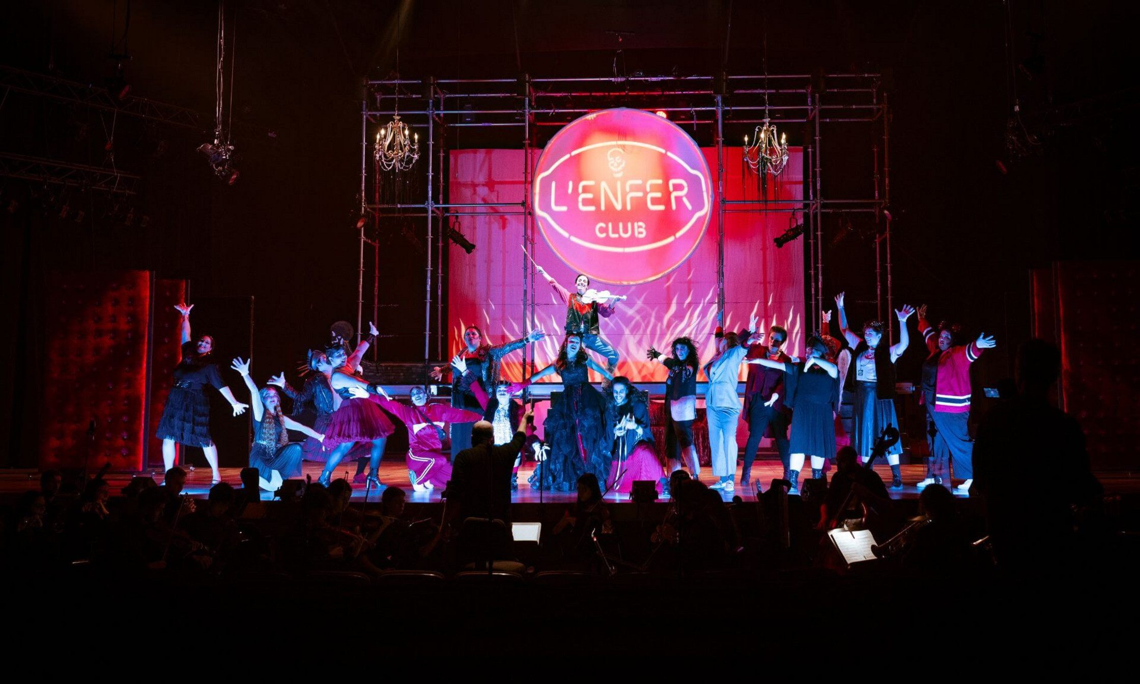 La répétition d'Orphée aux Enfers