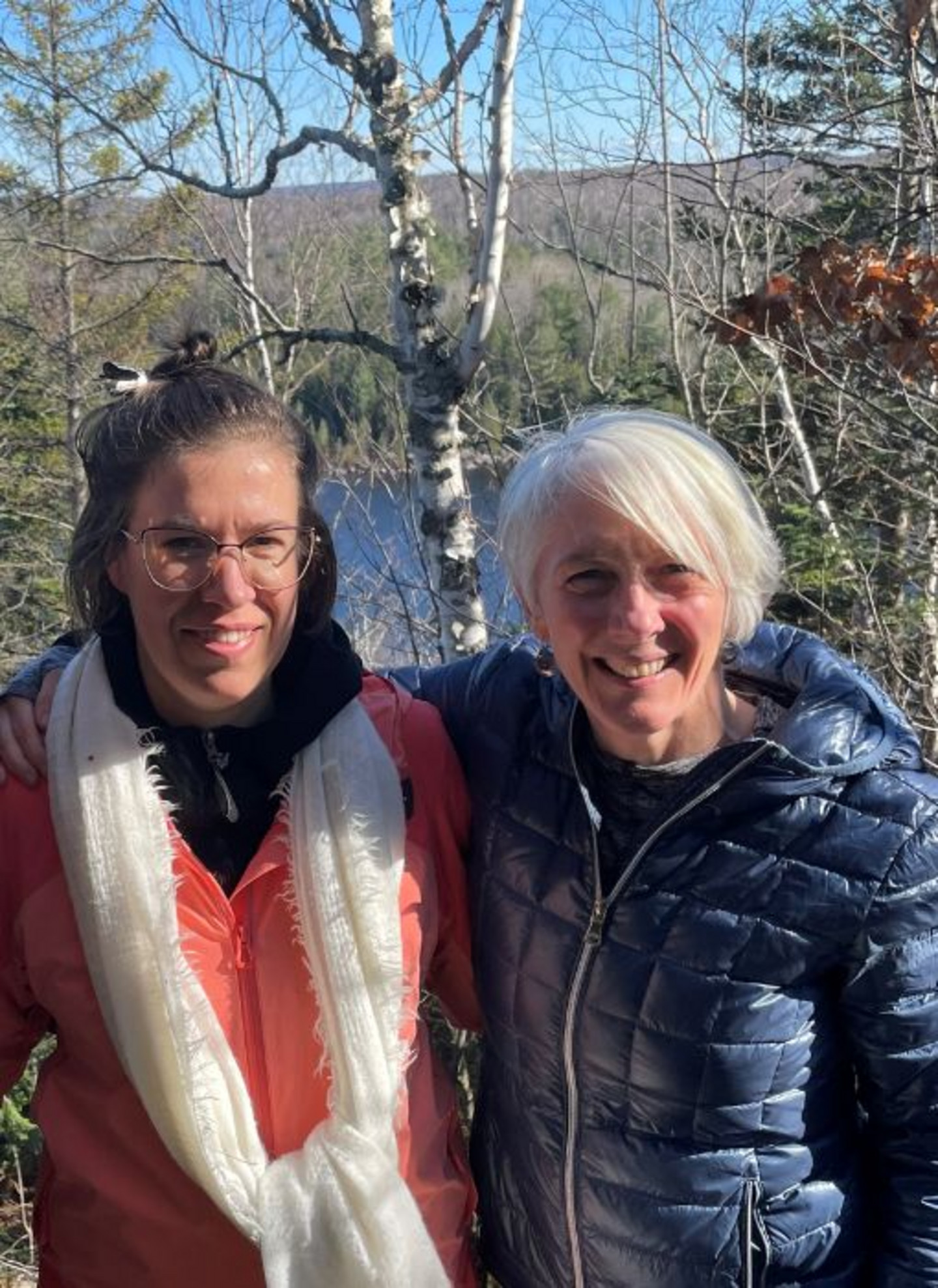 Morgan Botrel, co-auteure étudiante au doctorat et Roxane Maranger
