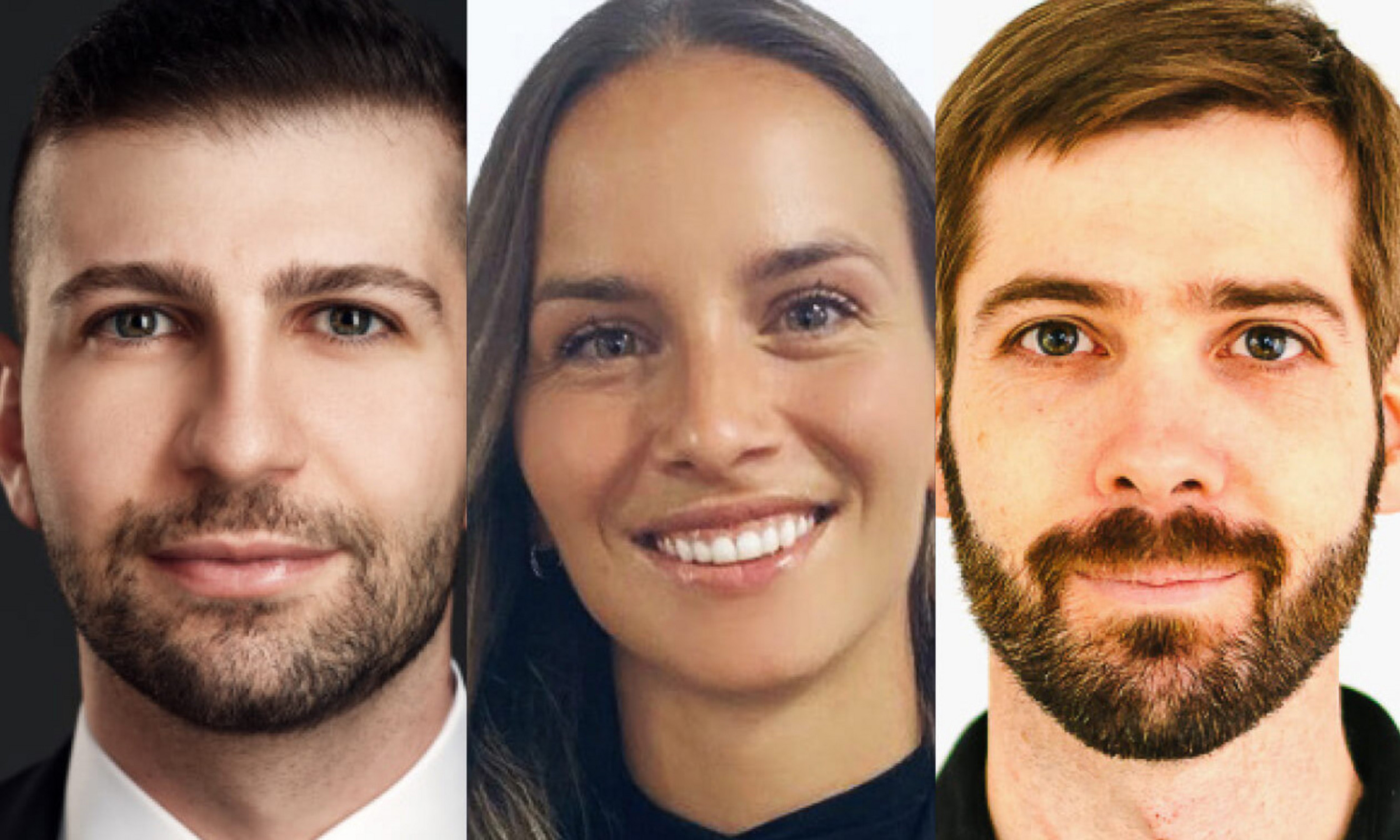 Farès Antaki, Gabrielle Jutras et Xavier Deschênes-Simard 