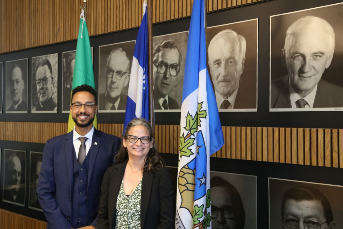 Alexandre Bérubé-Nyaburerwa (MRIF) et Nathalie Pelletier (UdeM international), coordonnateurs du projet d’harmonisation des formations en sciences infirmières au Québec 