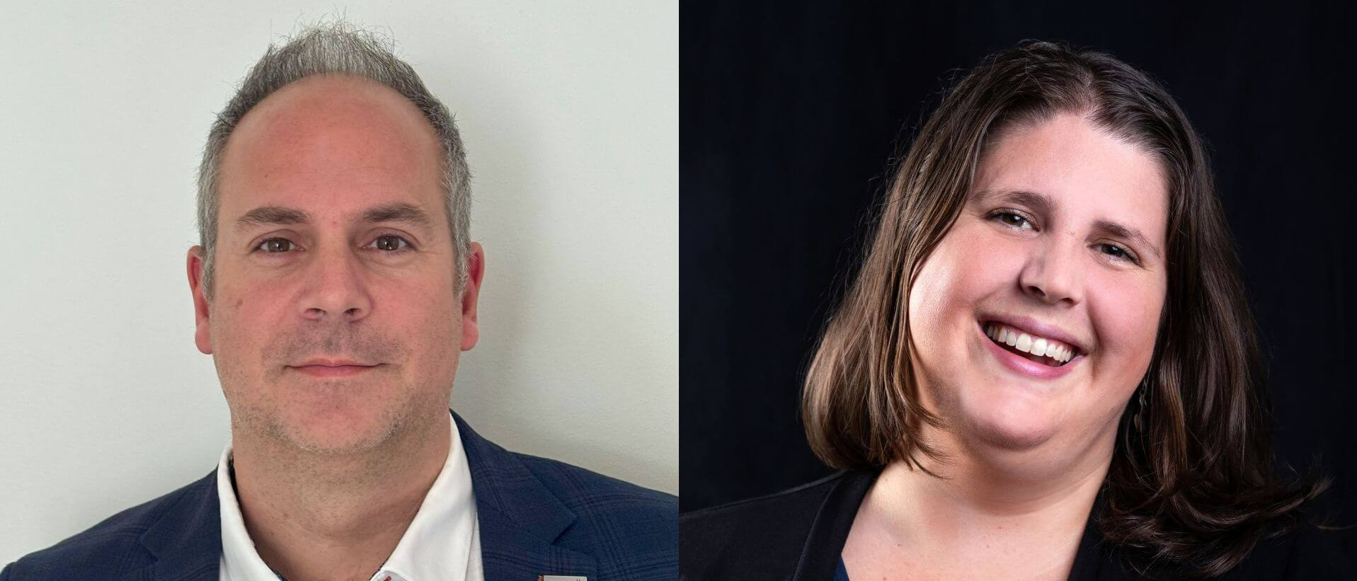 Guillaume Voghel et Tania Riendeau, professeur et professeure à la Faculté de médecine de l'Université de Montréal