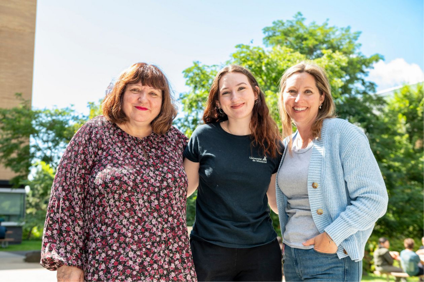 Denise Couture, Myliane Bacon et Julie Couture
