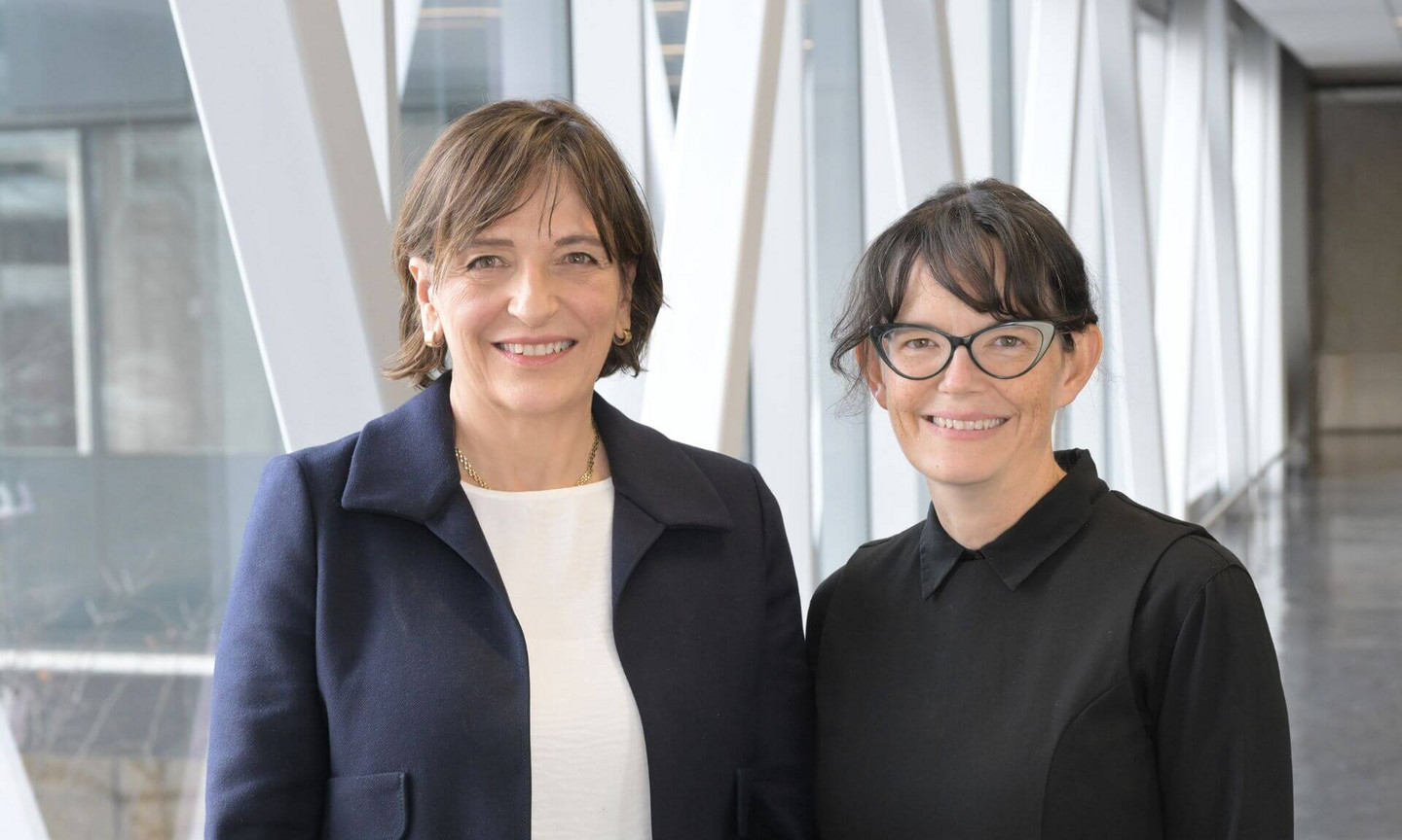 Université de Montréal professors Dr. Julie Bruneau and Sarah Larney 