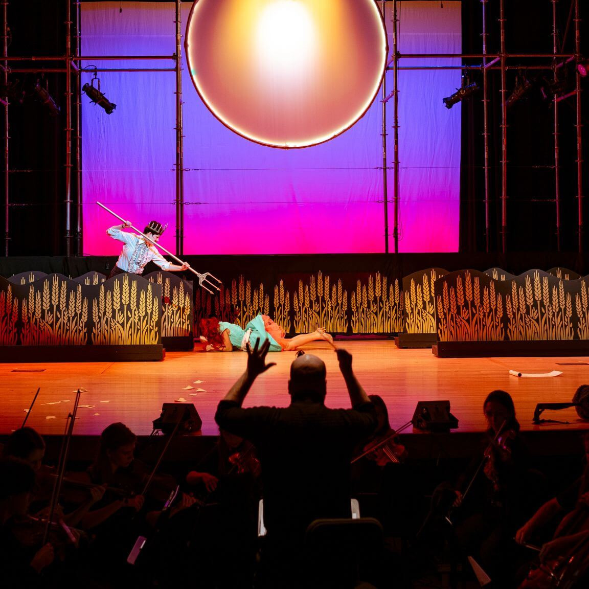 La répétition d'Orphée aux Enfers