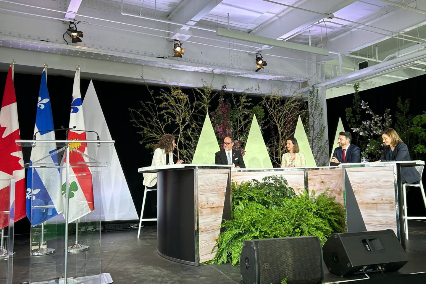 Daniel Jutras participait à un panel tenu au cours de la première journée du Sommet Climat Montréal.
