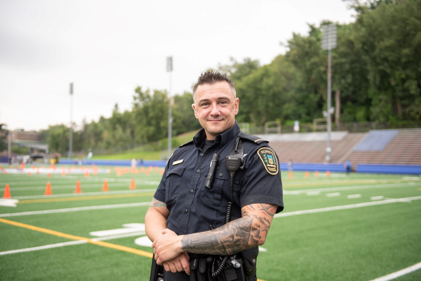 Dave Larocque, agent à la Direction de la prévention et de la sécurité