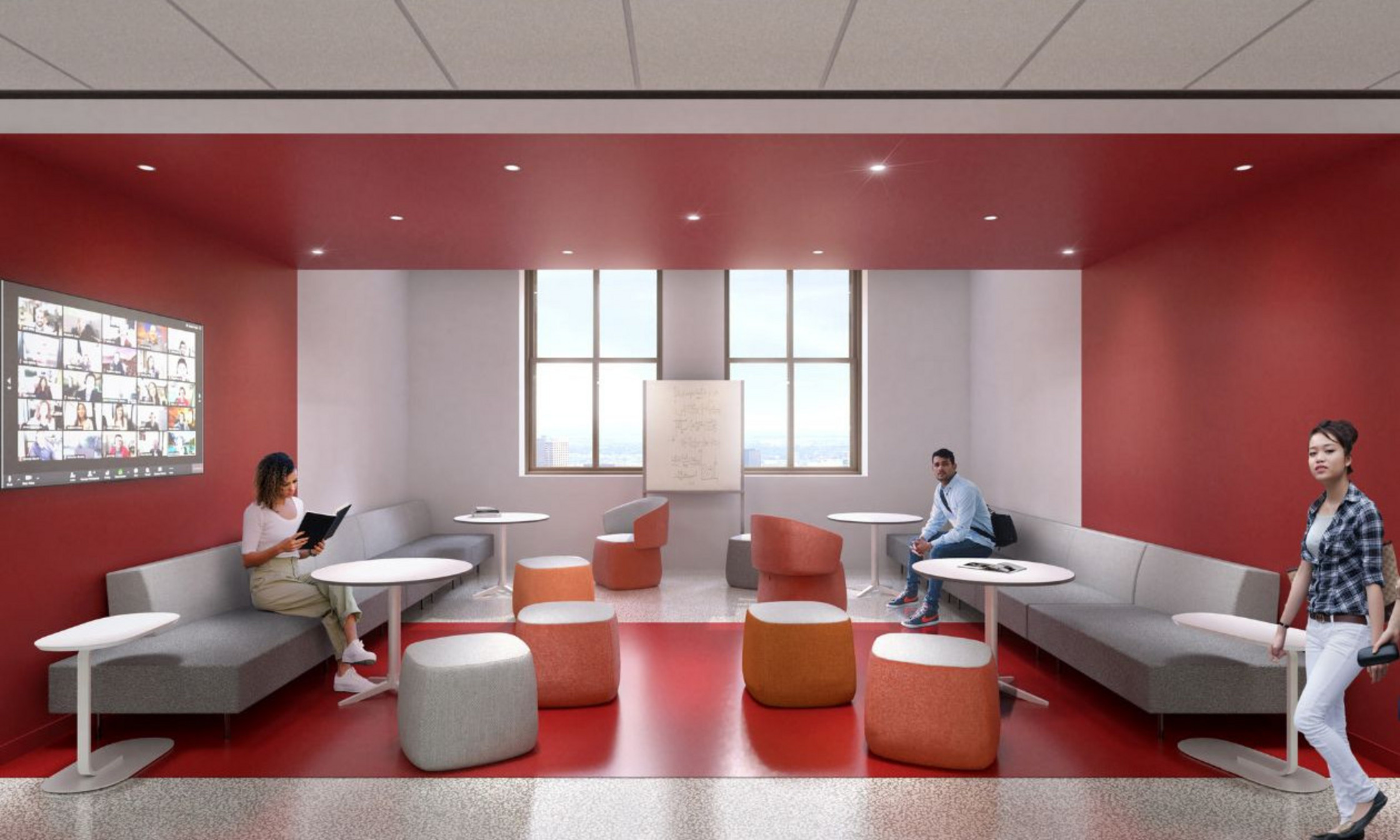 Pavillon Roger-Gaudry, aire de détente Pavillon Roger-Gaudry, aire de détente