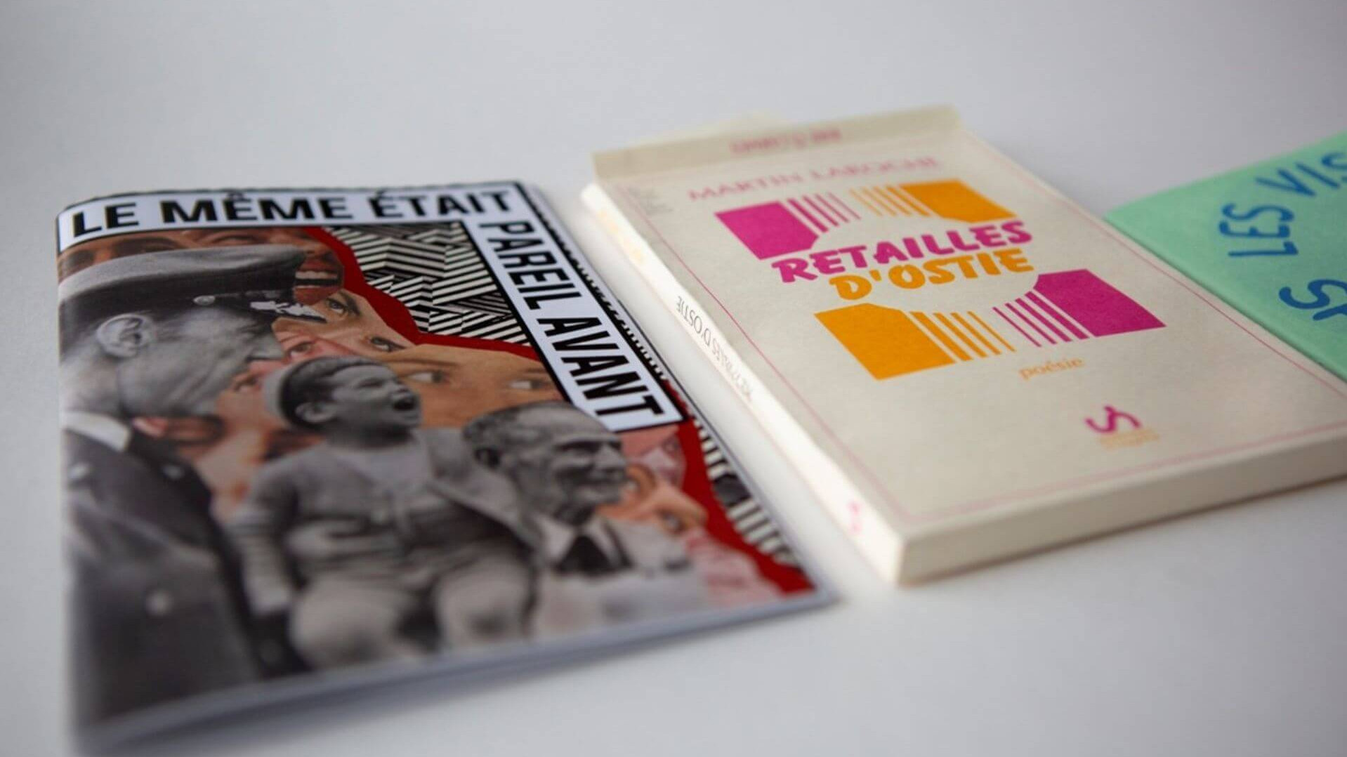 Exemples de zines tirés de la collection des bibliothèques.