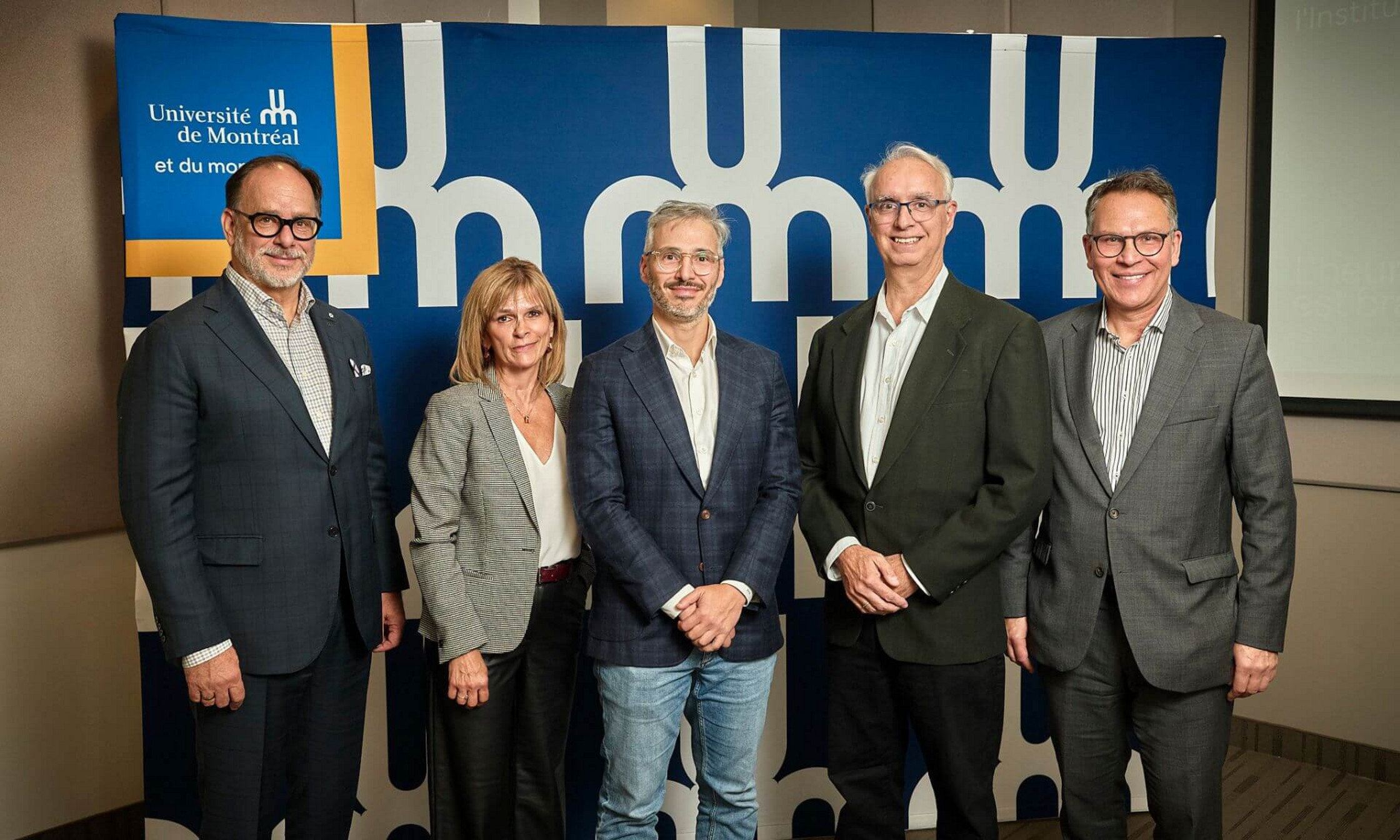 Daniel Jutras, Myah Drori, Roberto Bellini, Marc Therrien et Michael Pecho