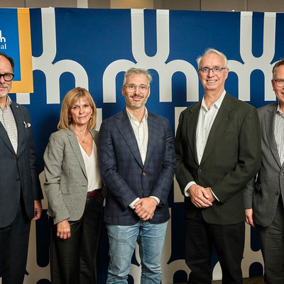 Daniel Jutras, Myah Drori, Roberto Bellini, Marc Therrien et Michael Pecho