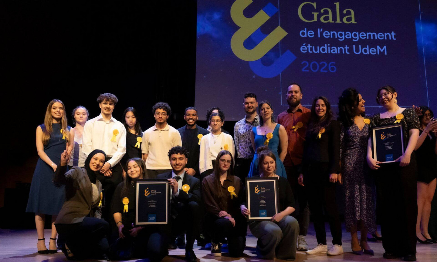 Le 4e édition du Gala de l’engagement étudiant de l’Université de Montréal