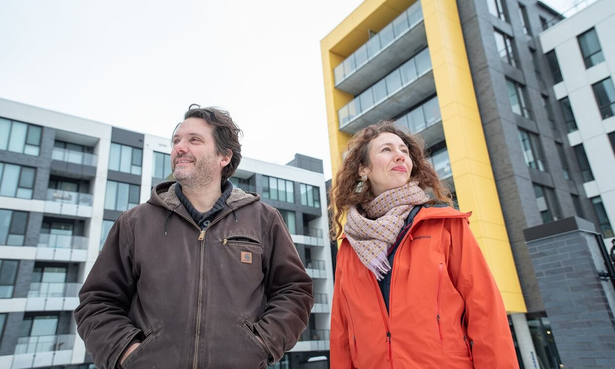 Yan Kestens et Julie Karmann