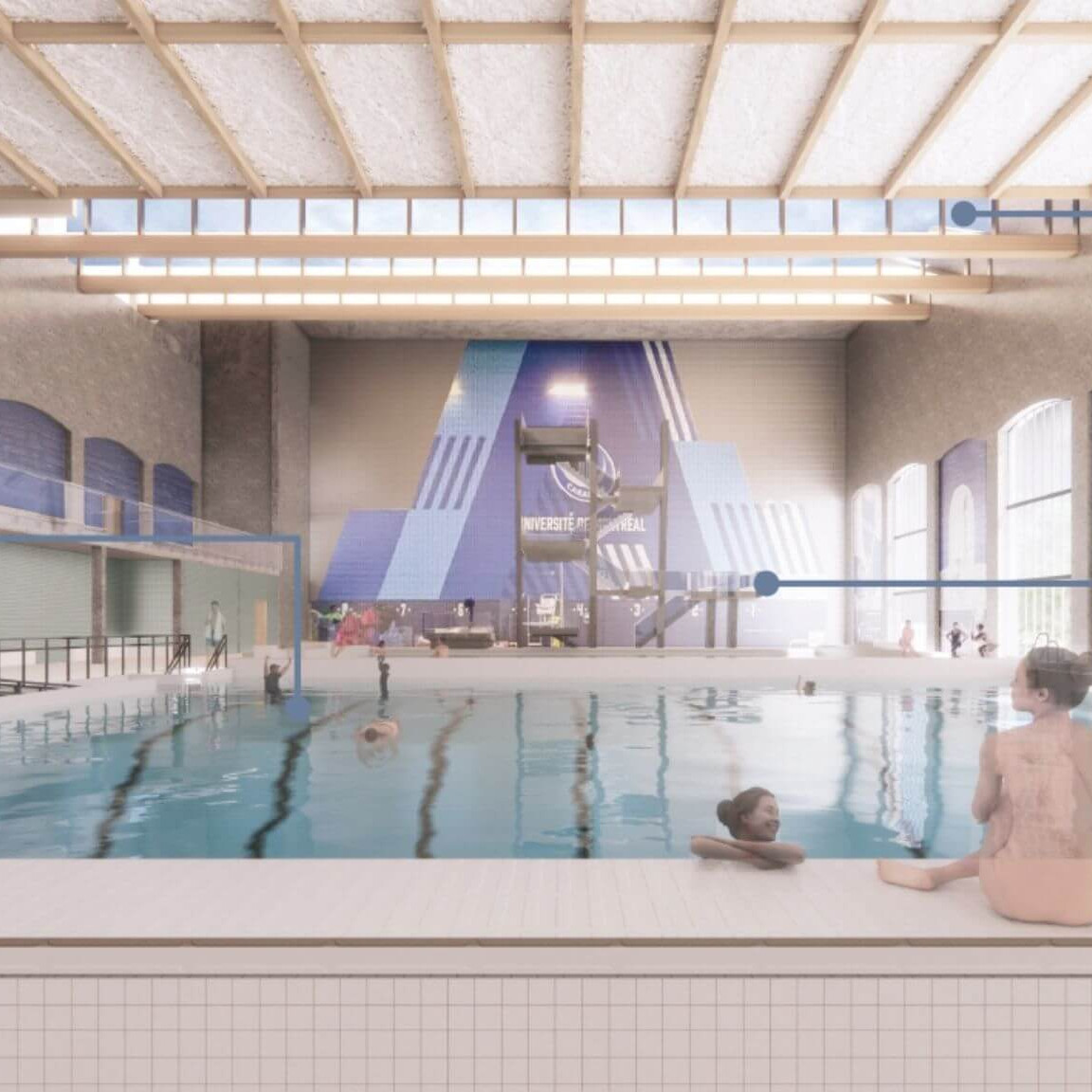 1er prix: Marissa Giammarco et Celia Zeng (University of Waterloo, Canada — Architecture) 