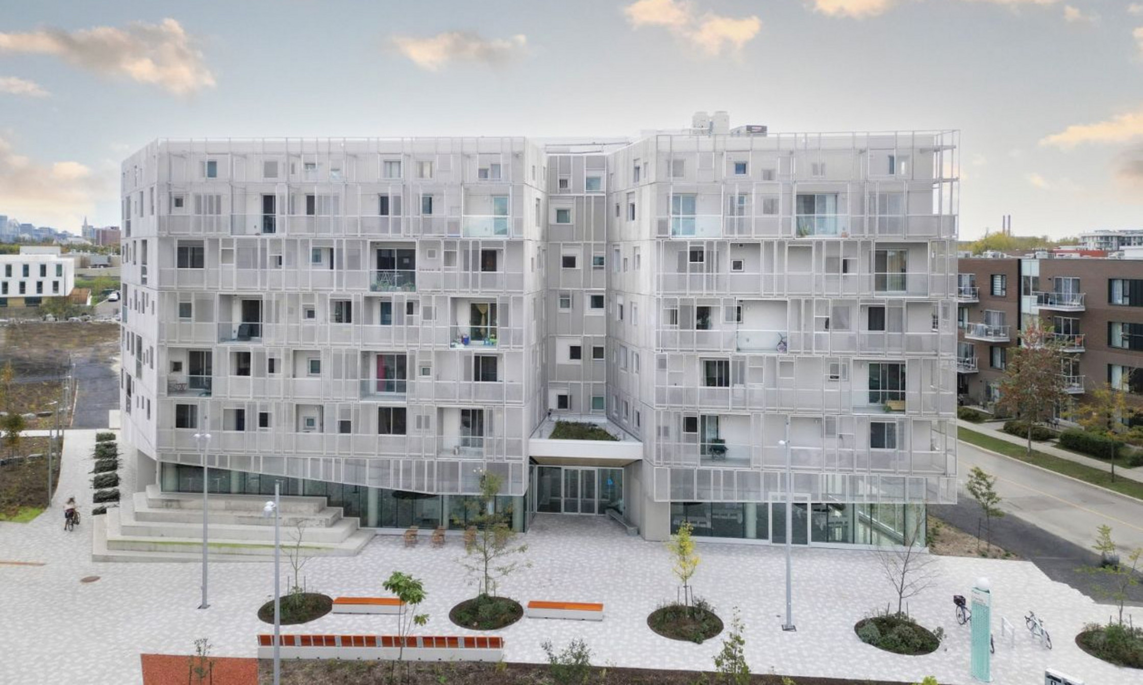 Projet interuniversitaire La Rose des vents à l'écoquartier Angus, à Montréal