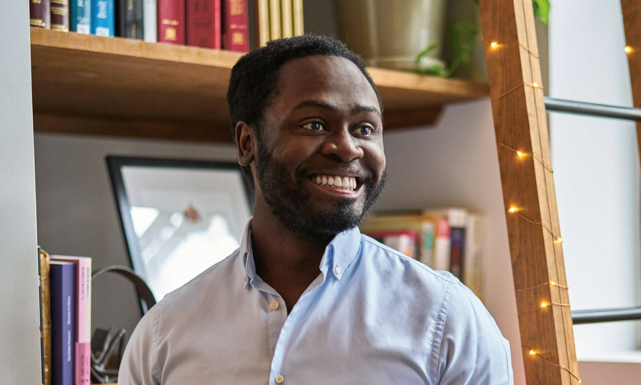 Wolf Thyma nous a chaleureusement accueilli chez lui.