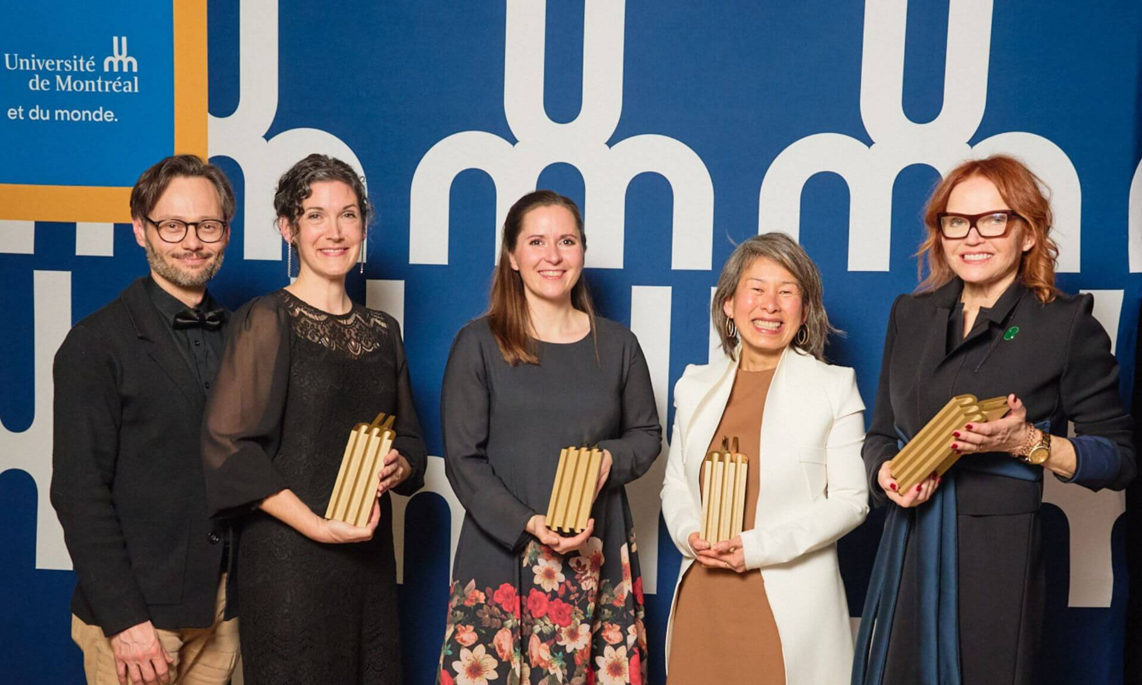 Hugo Larochelle et Angèle St-Pierre, Claudel Pétrin-Desrosiers, Kim Thúy et Josée Darche