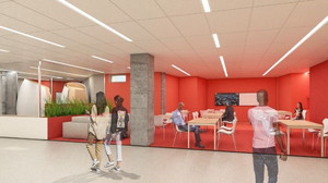 Pavillon Marie-Victorin, aire de vie étudiante et de repas Pavillon Marie-Victorin, aire de vie étudiante et de repas