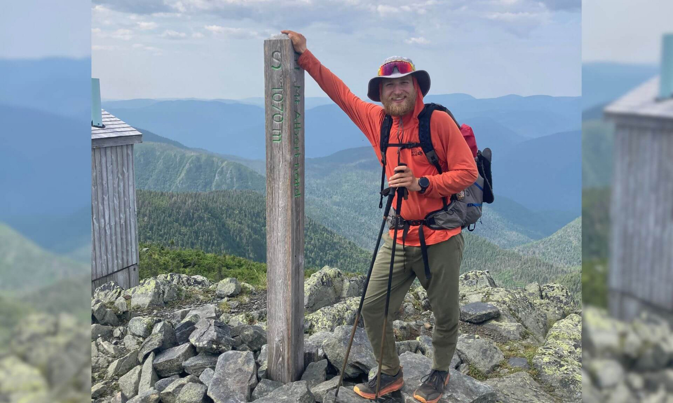 Maxence Malo, étudiant de deuxième année en médecine a emprunté le Sentier national reliant Gatineau au parc national Forillon, en Gaspésie.