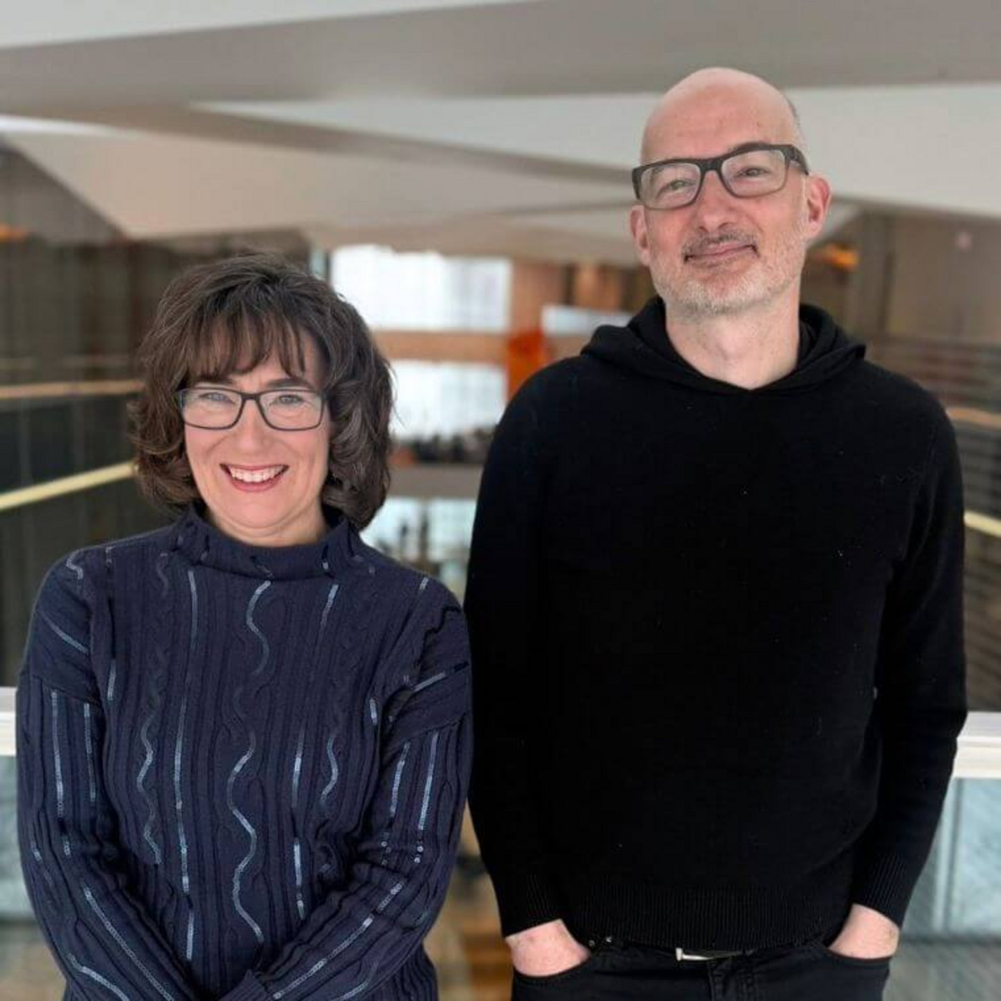 Hélène Lebel et Dominic Rochefort, professeurs au département de chimie de l'Université de Montréal