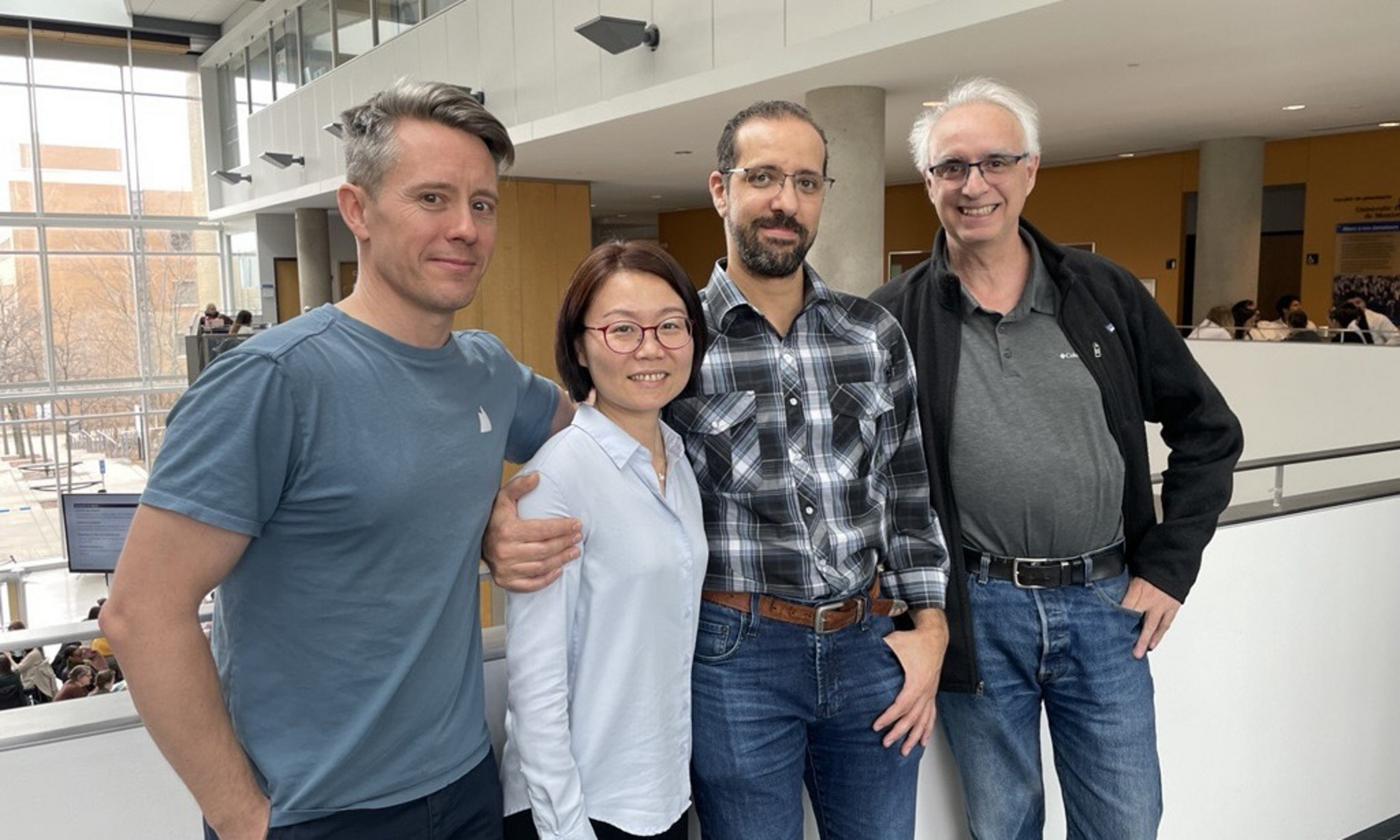 Hugo Lavoie, Ting Jin, Driss Lajoie et Marc Therrien 