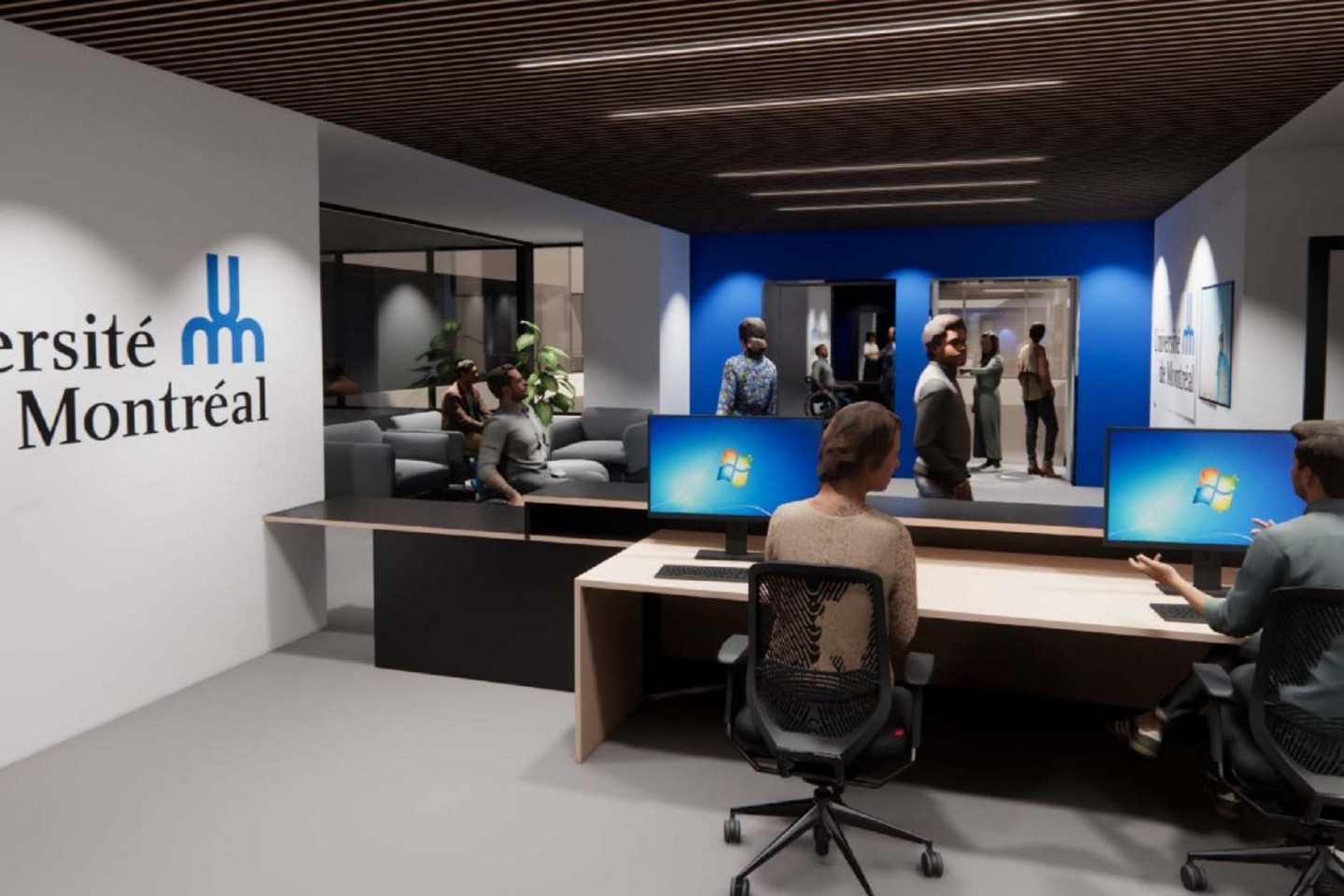 Un espace de bureaux
