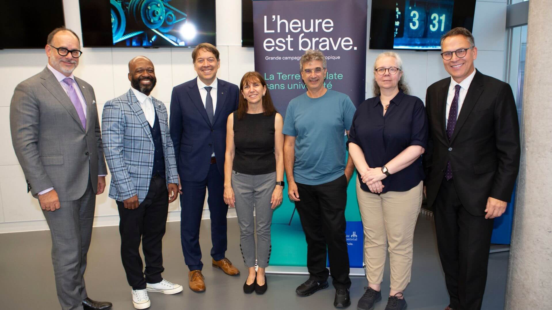 Daniel Jutras, Frantz Saintellemy, Frédéric Bouchard, Elaine McMurray, Samy Bengio, Sylvie Hamel et Michael Pecho