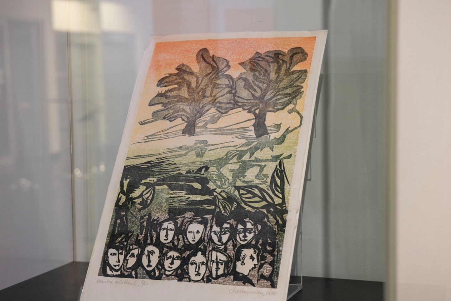 Monique Charbonneau, "À l'ombre des tilleuls", 1978.