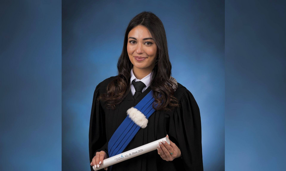 Tatiana Stephan, diplômée en droit de l'Université de Montréal