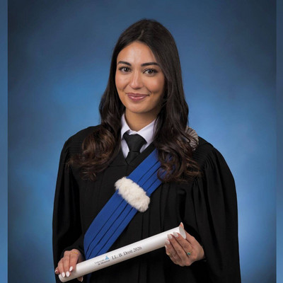 Tatiana Stephan, diplômée en droit de l'Université de Montréal
