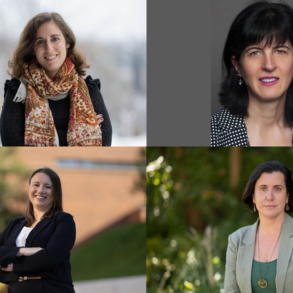 Les professeures de la Faculté de droit Noura Karazivan, Martine Valois, Karine Millaire et Miriam Cohen
