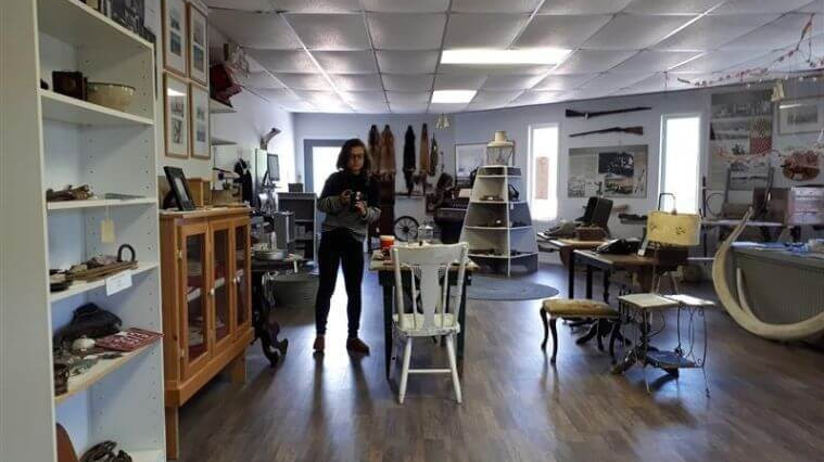 Diane Martin-Moya au sein de son laboratoire