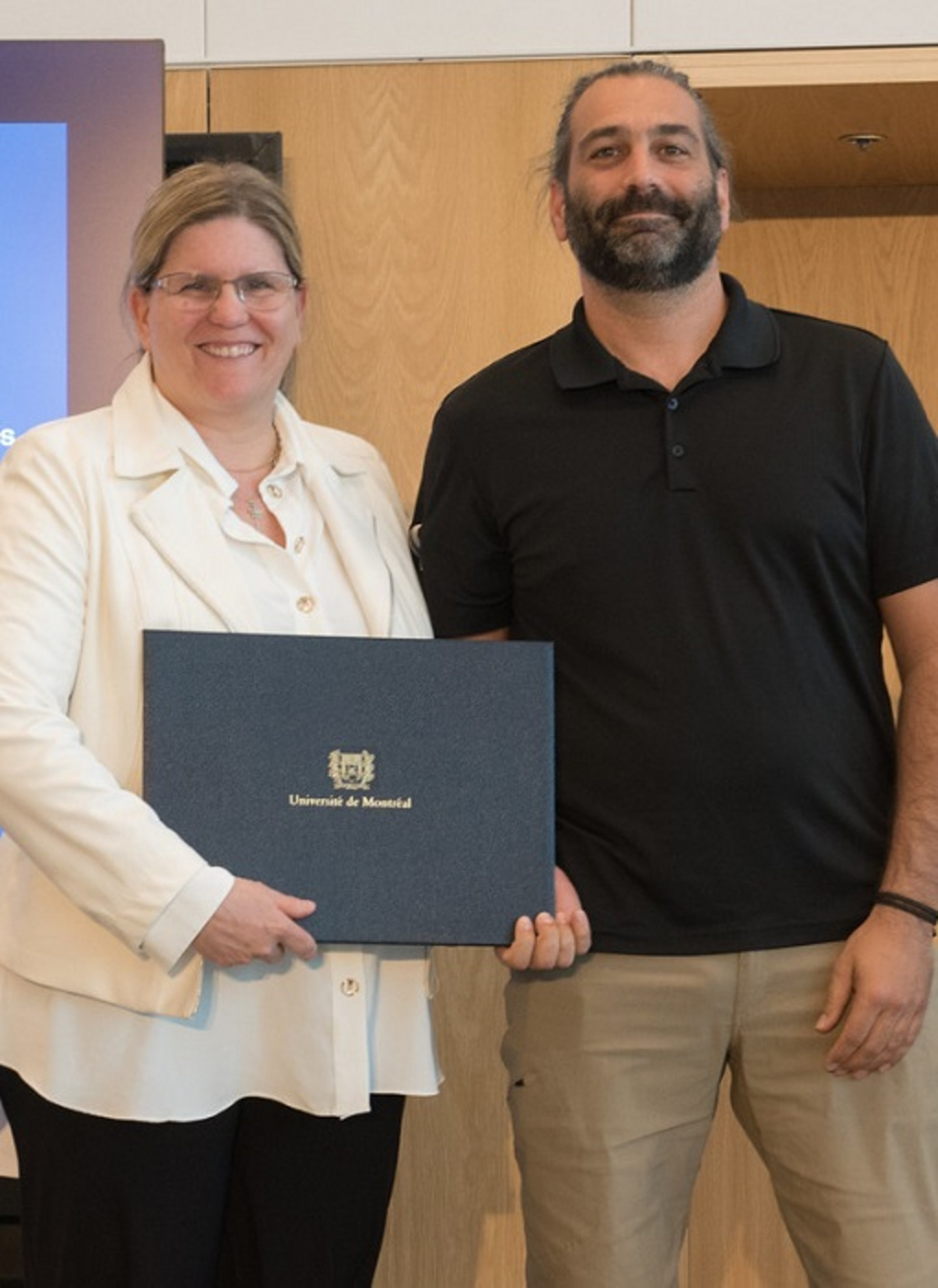 Manon Simard et Marc Sarrazin, Prix Collaboration
