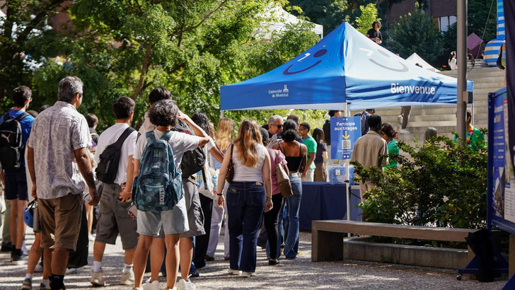 The public square came alive during the “À la rencontre de l'UdeM” event. Happy back to school to the entire university community!